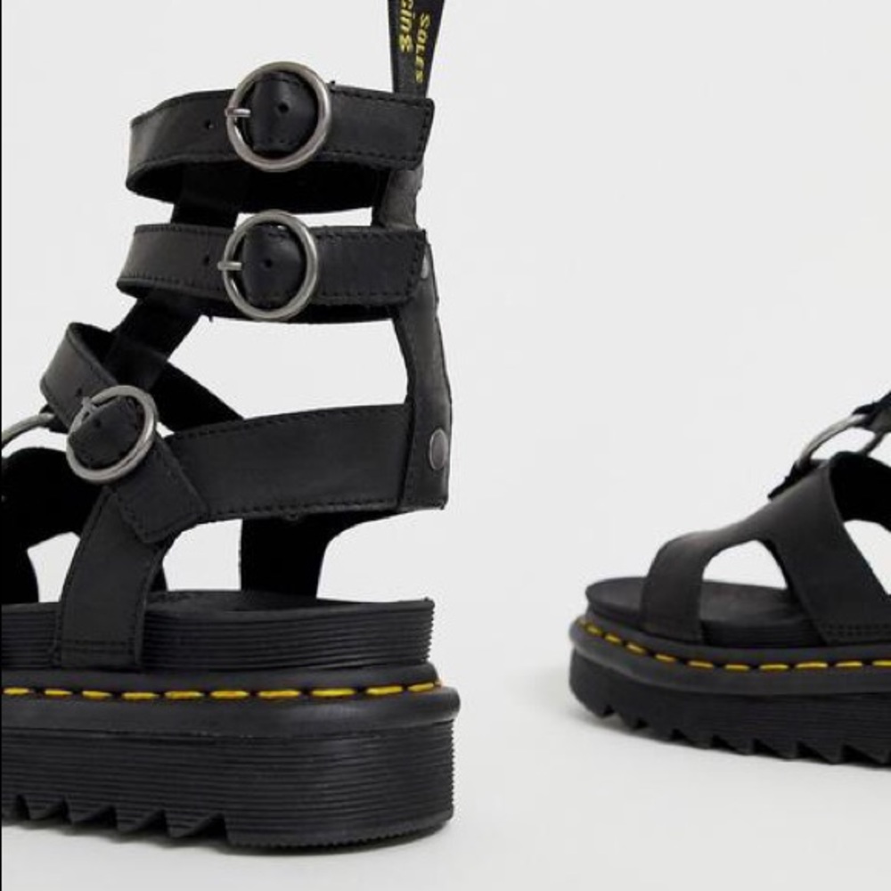 ISO Dr Marten platform Sandals Adaira Abbatha 9 10 - Picture 5 of 7